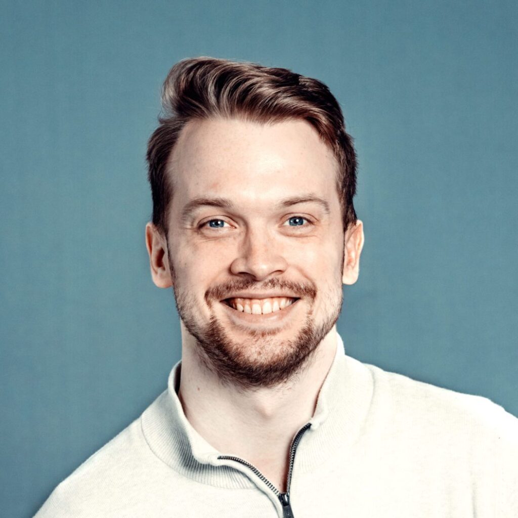 Portrait picture of our employee Andreas Pettersen.